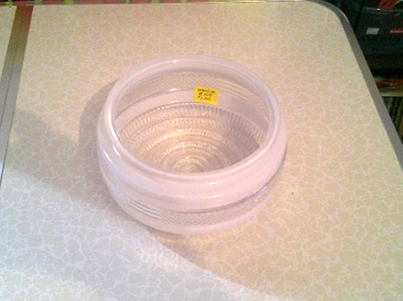 Ceiling Light Globe (White & Clear) (image for) Ceiling Light Globe (White & Clear)